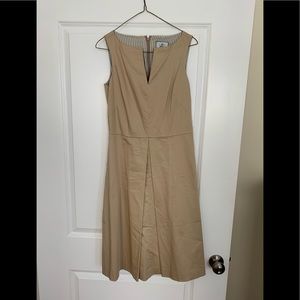 Brooks Brothers Khaki Tea Dress